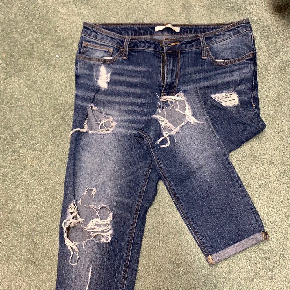 Daytrip Lynx Ankle Straight Hole-y Jeans (Buckle)